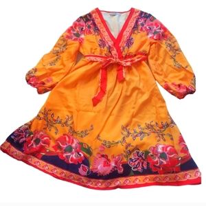 7/$35 Miss Look Beautiful Faux Wrap Dress.